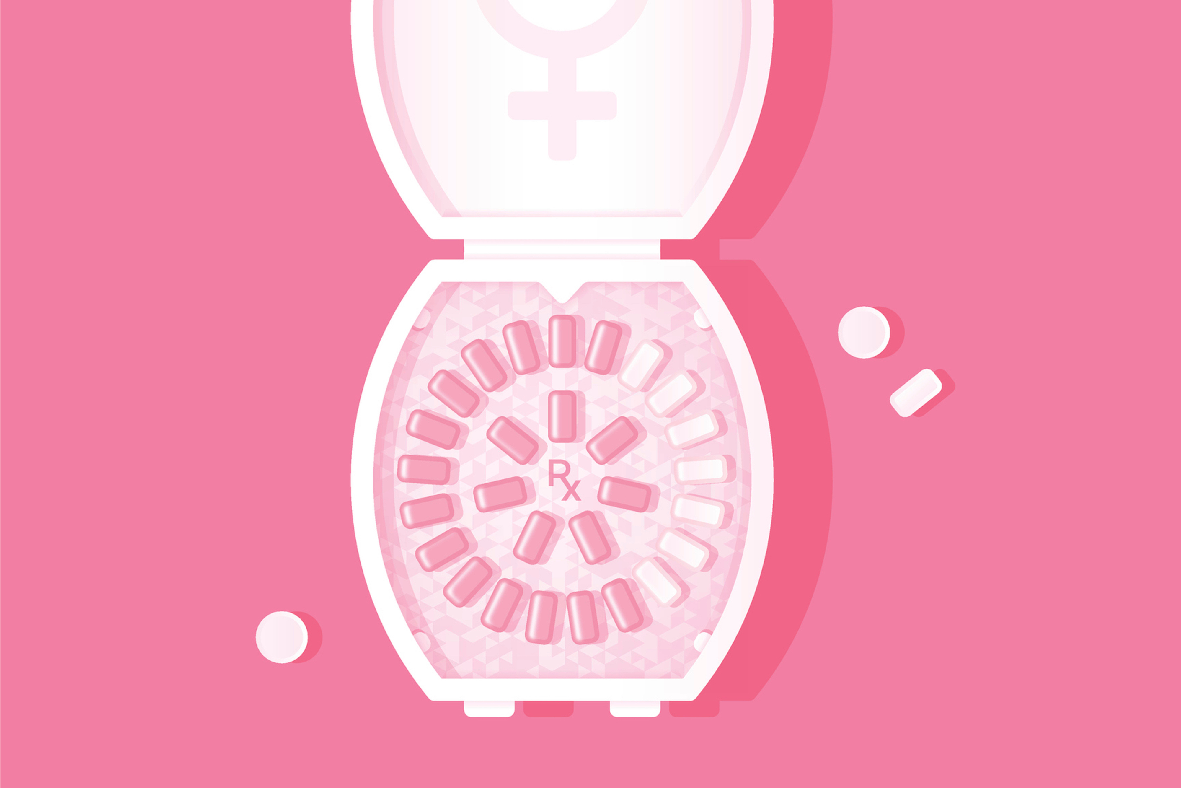 pink pack of birth control